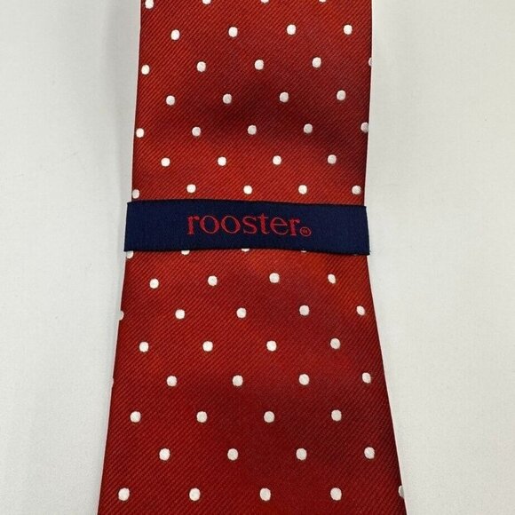 Lot 3 Mens Silk Classic Ties Izod Daniel De Fasson Rooster Blue Red New - Picture 9 of 16
